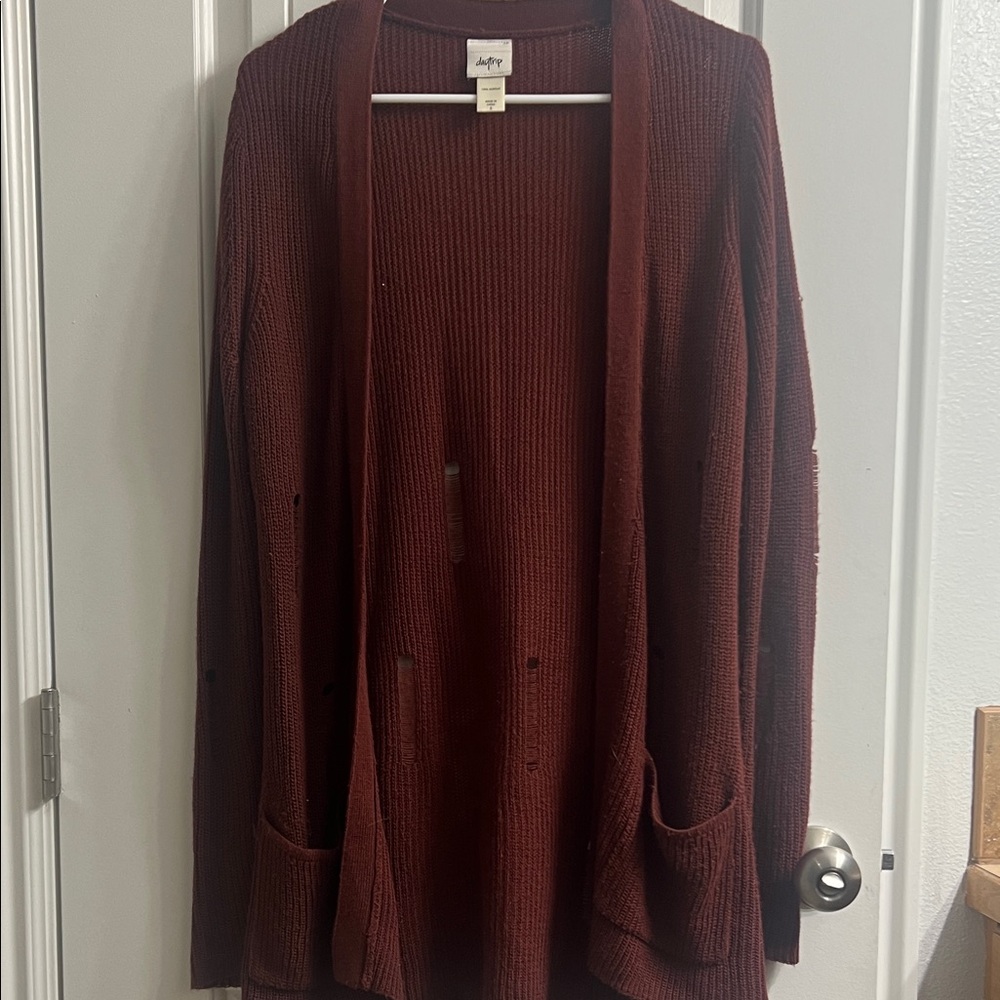 Daytrip destructed cardigan
